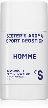 Sister's Aroma Homme Sport Deostick déodorant solide anti-transpiration et anti-odeurs