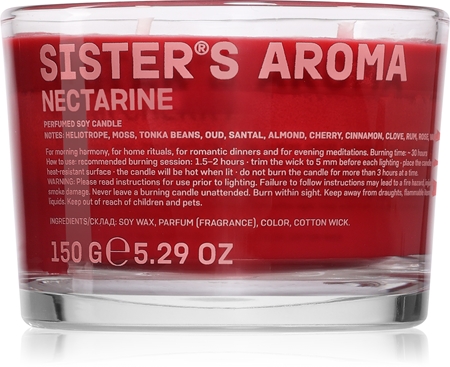 Sister's Aroma Nectarine candela profumata