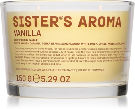 Sister's Aroma Candle Vanilla Duftkerze