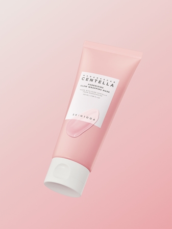 SKIN1004 Madagascar Centella Poremizing Glow Weapping Mask Mirdzuma maska ar nogludinošu un poras mazinošu efektu