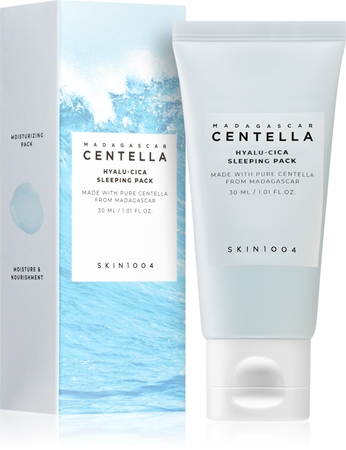 SKIN1004 Madagascar Centella Hyalu-Cica Sleeping Pack izpopolnjevalna in vlažilna maska za čez noč za učvrstitev kože