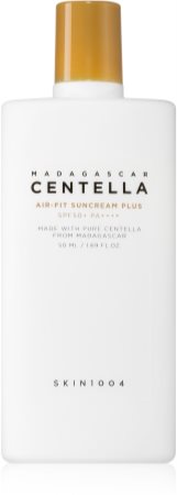 SKIN1004 Madagascar Centella Air-Fit Suncream Plus creme protector mineral para a pele sensível SPF 50+