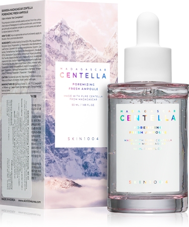 SKIN1004 Madagascar Centella Poremizing Fresh Ampoule Avgiftande hudserum med huduppmjuknande och por-minimerande effekt