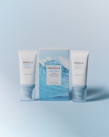 SKIN1004 Madagascar Centella Hyalu-Cica Water-Fit Sun Serum Twin Pack Protective Serum with moisturising effect DUO-PACK
