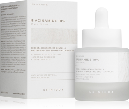 SKIN1004 Lab In Nature Niacinamide 10% Boosting Shot Ampoule Regenerating And Brightening Serum with moisturising effect