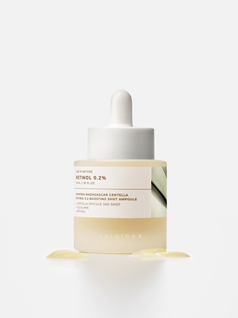 SKIN1004 Lab In Nature Retinol 0.2% Boosting Shot Ampoule regenerating anti-wrinkle serum for increased skin elasticity