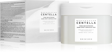 SKIN1004 Madagascar Centella Tone Brightening Dark Spot Ampoule Pad toner pads to treat dark spots