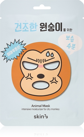 Skin79 Animal For Dry Monkey maseczka płócienna o działaniu silnie nawilżajacym i odżywczym