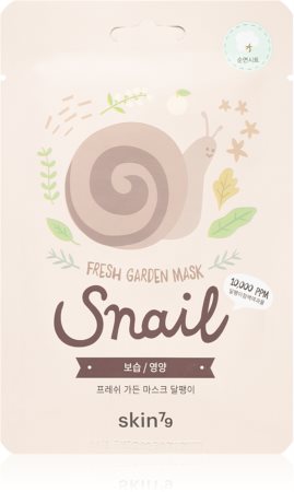 Skin79 Fresh Garden Snail masque en tissu revitalisant à l'extrait de bave d'escargot