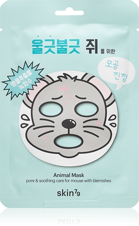 Skin79 Animal For Mouse With Blemishes máscara em folha para pele problemática, acne