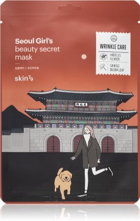 Skin79 Seoul Girl's Beauty Secret máscara em folha antirrugas