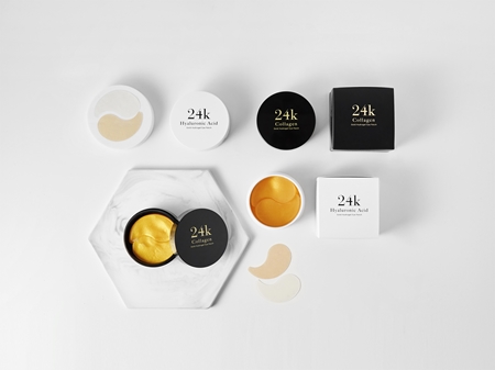 Skin79 24k Gold Hyaluronic Acid masque hydrogel contour des yeux à l'acide hyaluronique