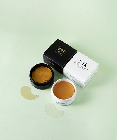 Skin79 24k Gold Hyaluronic Acid masque hydrogel contour des yeux à l'acide hyaluronique