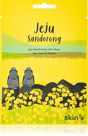 Skin79 Jeju Sandorong Jeju Canola Honey pečující plátýnková maska pro obnovu povrchu pleti