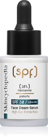 Skincyclopedia 10% Niacinamide Acid + Prebiotic krémové sérum SPF 30
