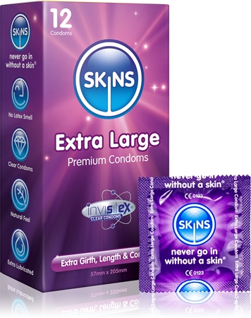 Skins Extra Large Premium Condoms préservatifs