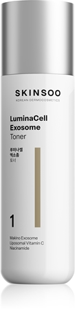SKINSOO LuminaCell Exosome Toner tónico iluminador para a pele