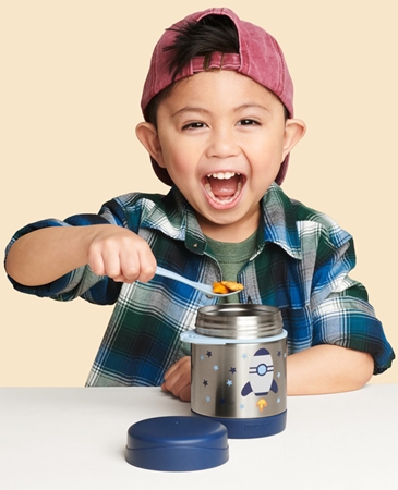 Skip Hop Spark Style Rocket Geschirrset für Kinder 3 y+