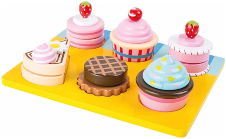 Small foot Cupcakes sada hračiek z dreva