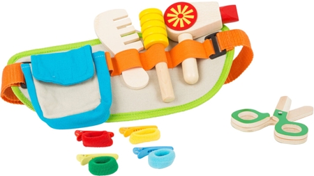Small foot Wooden Hairdresser Set sada hraček ze dřeva