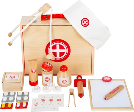Small foot Wooden Doctor’s Kit sada hraček ze dřeva