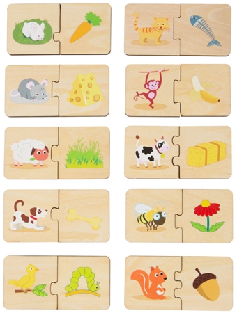 Small foot Farm Puzzle aktiviteter puslespil