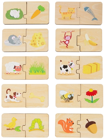 Small foot Farm Puzzle aktiviteter puslespil