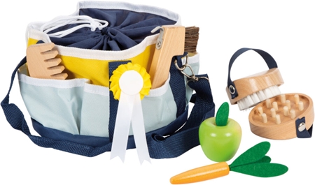 Small foot Horse Care Set with Bag žaislų rinkinys