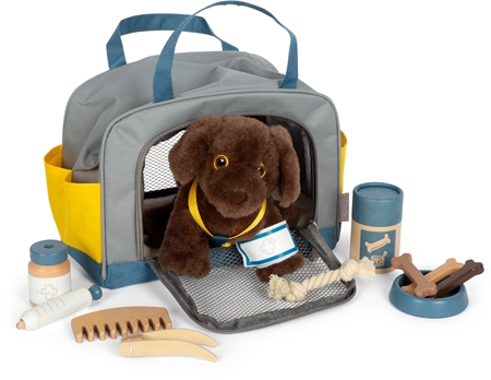 Small foot by Legler Plush Dog with Care Kit plyšová hračka
