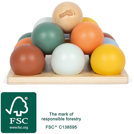Small foot Montessori Sorting Game with Balls Sortierspiel