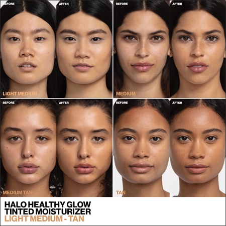 Smashbox Halo Healthy Glow All-in-One Tinted Moisturizer SPF 25 crème hydratante teintée avec effet illuminateur SPF 25