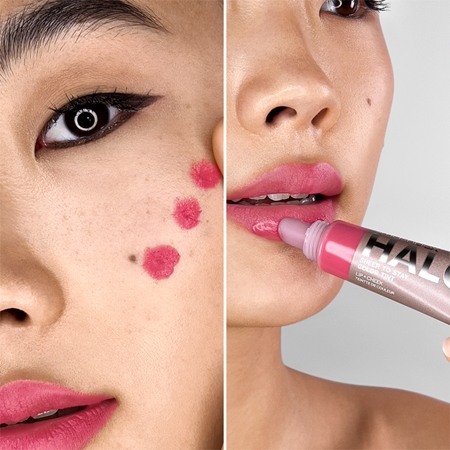 Smashbox Halo Sheer To Stay Color Tints υγρό ρουζ και λιπ γκλος