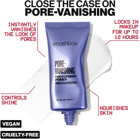 Smashbox Photo Finish Pore-Vanishing Primer langanhaltender Make-up Primer zur Verfeinerung der Poren