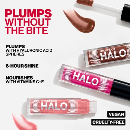 Smashbox Halo Plump + Glow Lip Gloss hydratační lesk na rty pro objem rtů
