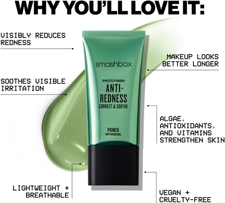 Smashbox Photo Finish Anti-Redness Primer Primer against redness