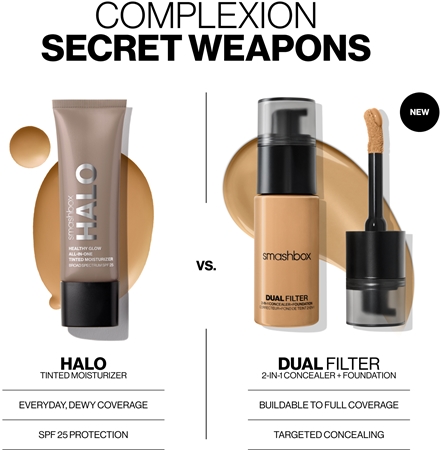 Smashbox DUAL-FILTER 2-in-1 Concealer + Foundation make-up a korektor