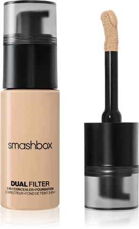 Smashbox DUAL-FILTER 2-in-1 Concealer + Foundation fond de teint et correcteur