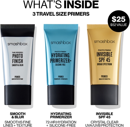 Smashbox Holiday Photo Finish Primer Discovery Set zestaw upominkowy