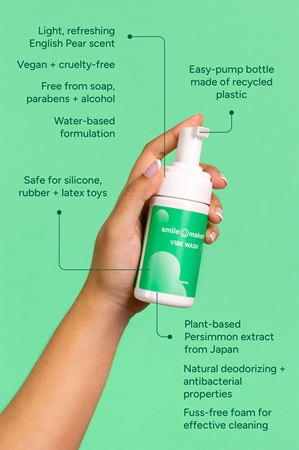 Smile Makers Vibe Wash Cleansing Foam for sex toys