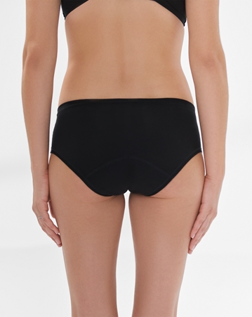 Snuggs Period Underwear Classic: Heavy Flow Black látkové menstruační kalhotky pro silnou menstruaci
