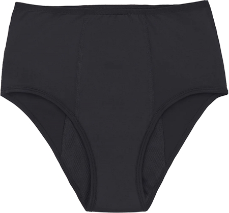 Snuggs Period Underwear Night: Heavy Flow Black látkové menstruační kalhotky pro silnou menstruaci
