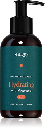 Snuggs Intimate Wash Hydrating with Aloe Vera gel para higiene íntima com aloe vera