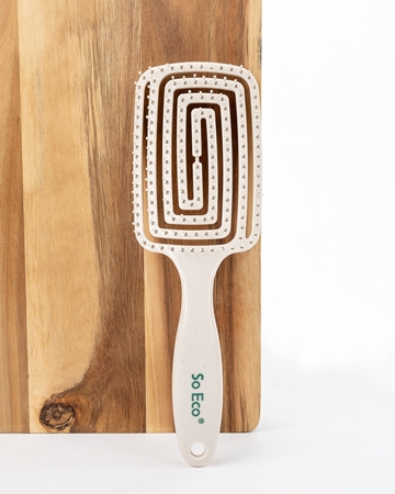So Eco Flexi Paddle Detangling Brush Borstel voor Makkelijk doorkambaar Haar