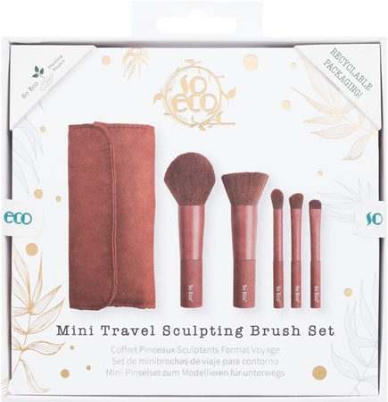 So Eco Mini Travel Sculpting Set Travel Brush Set