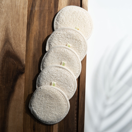 So Eco Gentle Facial Buffers bavlněné tamponky pro odlíčení a čištění pleti