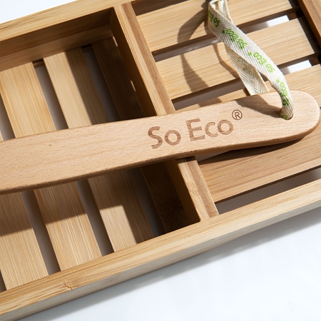 So Eco Long Handle Shower Pouf mycí houba na tělo s prodlouženou rukojetí