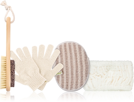 So Eco Exfoliating Bath Set set for the bath
