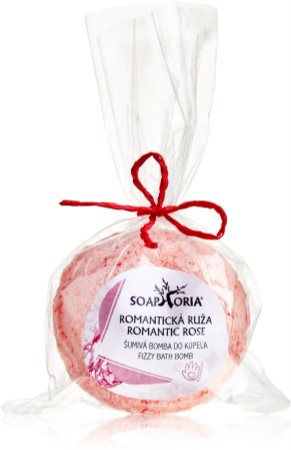 Soaphoria Romantic Rose antistres bomba za kupku s regenerirajućim učinkom