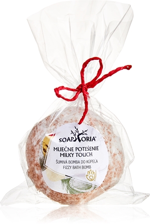 Soaphoria Milky Touch regenerująca kula do kąpieli o efekt wzmacniający