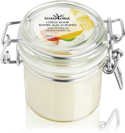 Soaphoria Peeling Scented Coconut Oil Bio-Kokosöl Für Gesicht und Körper